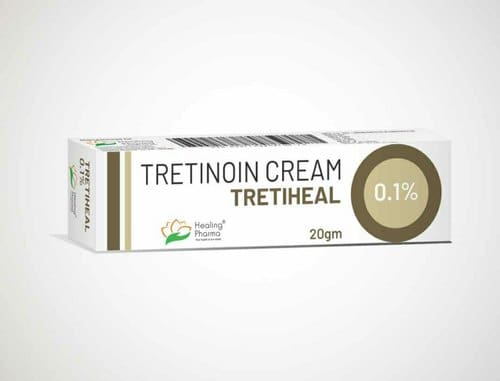 Tretiheal Tretinoin Cream Tube Package