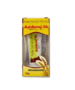 Aziderm Azelaic Acid 15 Gel Tube in Package