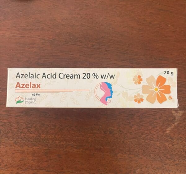 Azelax Azelaic Acid 20 Cream Tube Package